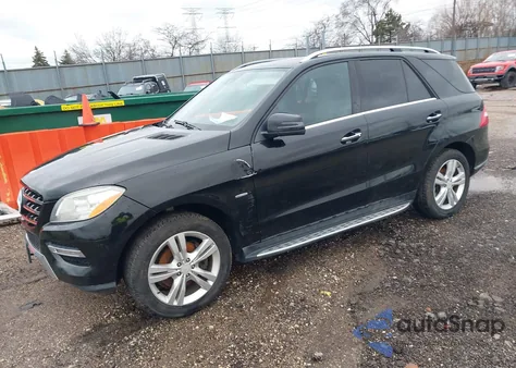 2012 Mercedes-Benz Ml 350 4Matic из США, поврежденный, VIN 4JGDA5HB8CA020461